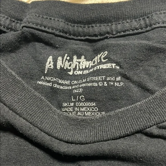 The Dreamer Graphic Black T-Shirt by a nightmare on elm street - Picture 3 of 6